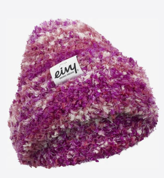 Eivy Boucle Knit Beanie Damen Mütze Pink