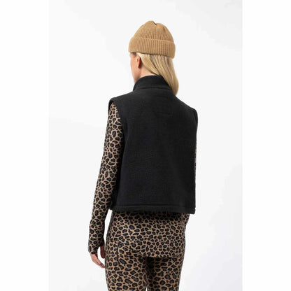 Eivy Boxy Sherpa Vest Black Damen Fleece-Weste-Nitrobags-Shop