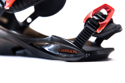 Nitro Kinder CHARGER cardboard box Snowboard-Bindung Red