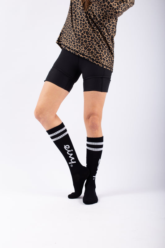 Eivy Cheerleader Wool Socks Snowboard Black