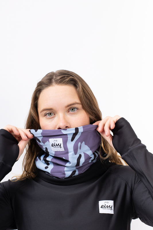 EIVY Colder Beanie Neckwarm Purple Stray – Schlupfmütze Frauen Mütze & Nackenwärmer