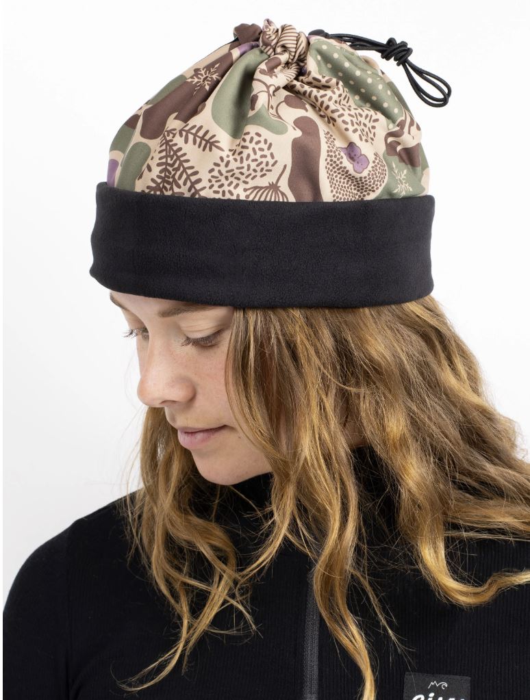 EIVY Colder Beanie Neckwarm Forest Landscape – Multifunktionale Mütze & Nackenwärmer