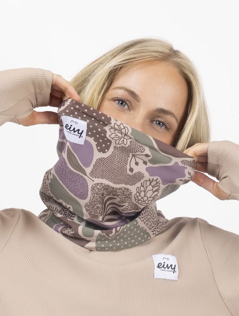 EIVY Colder Beanie Neckwarm Forest Landscape – Multifunktionale Mütze & Nackenwärmer