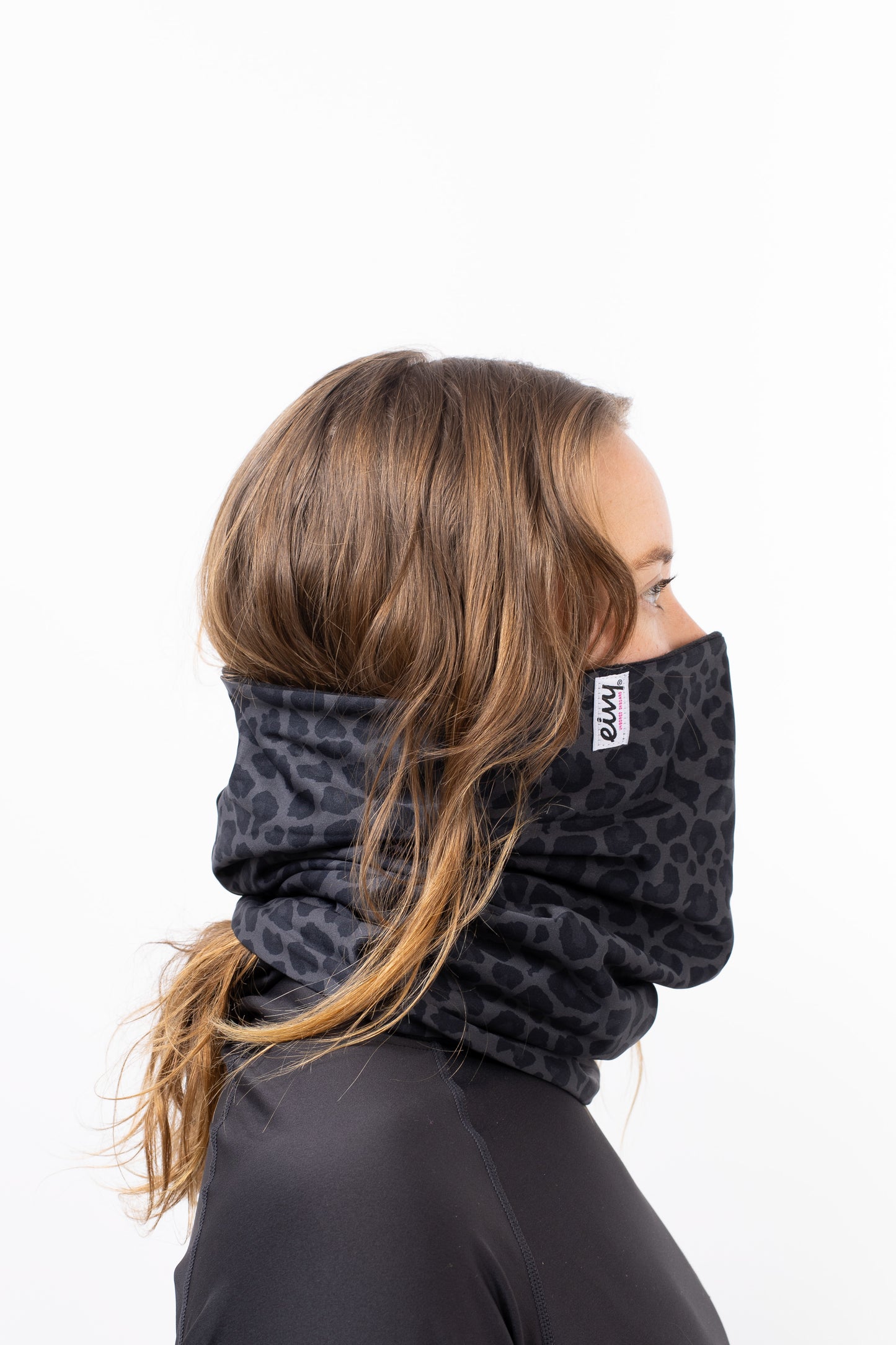 Eivy Colder Neckwarmer Black Leopard