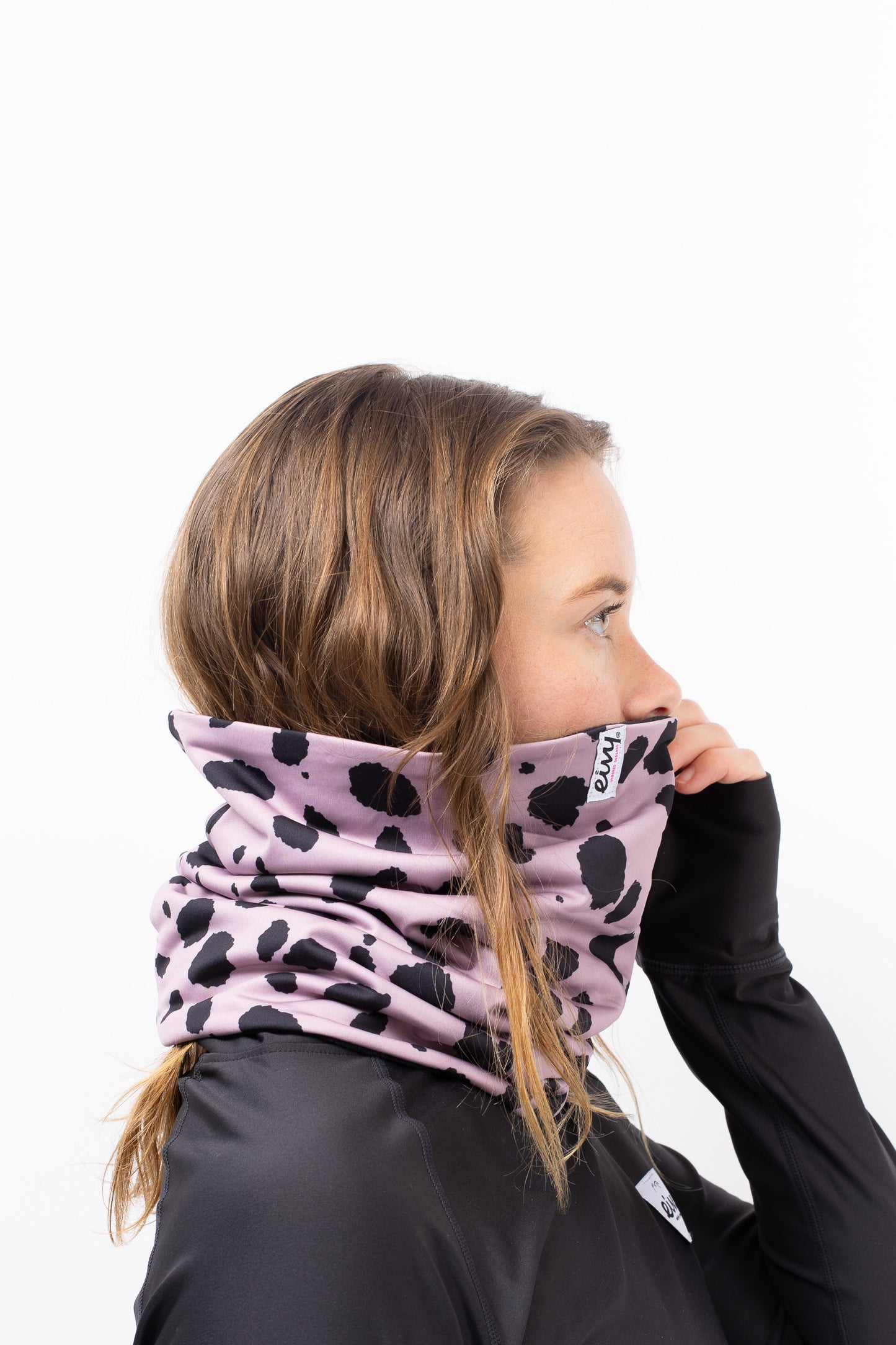 Eivy Colder Neckwarmer Woodrose Cheetah Damen Halswärmer