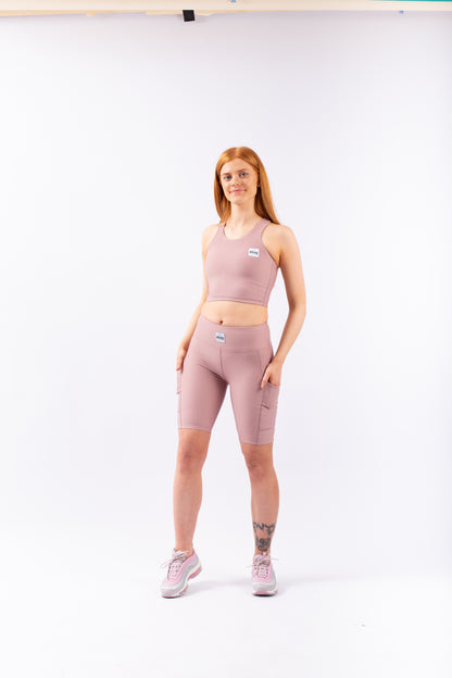 Eivy Cover Up Rib Top Faded Woodrose Sport Top