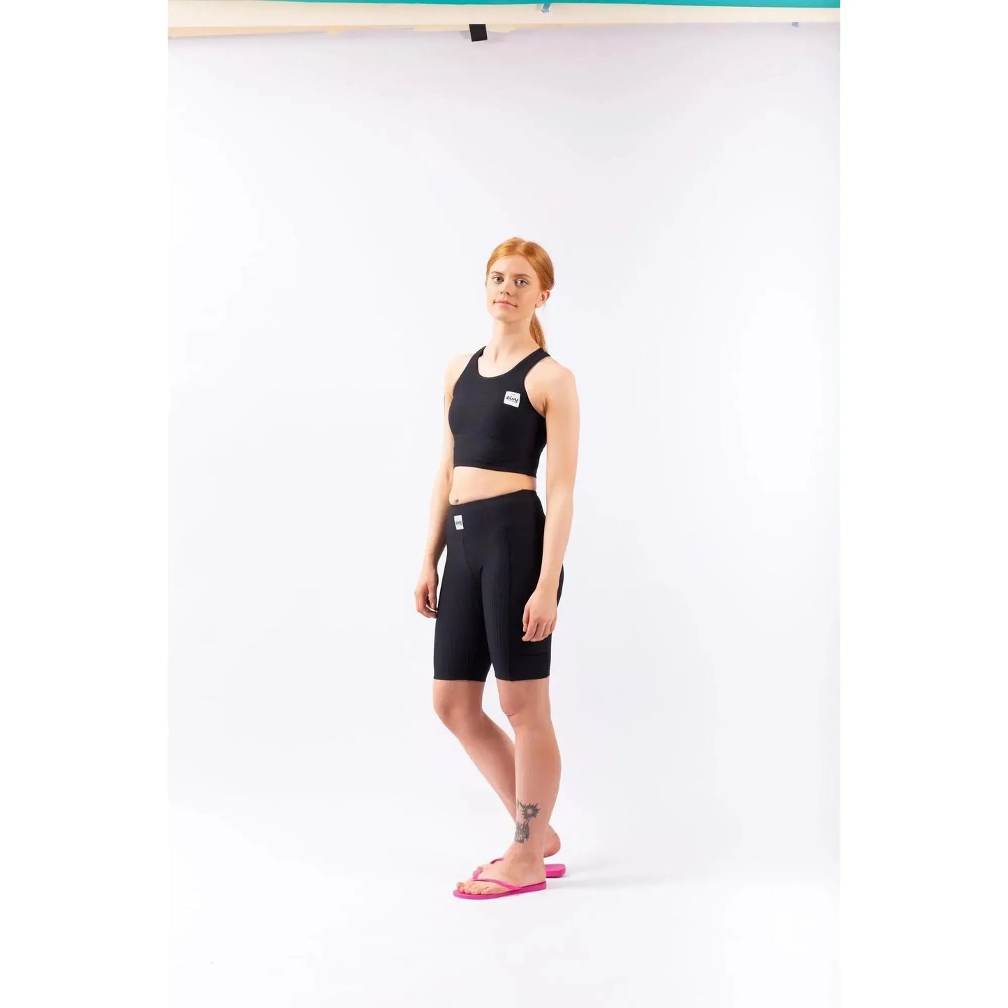 Eivy Cover Up Rib Top Black Damen Oberteil Schwarz