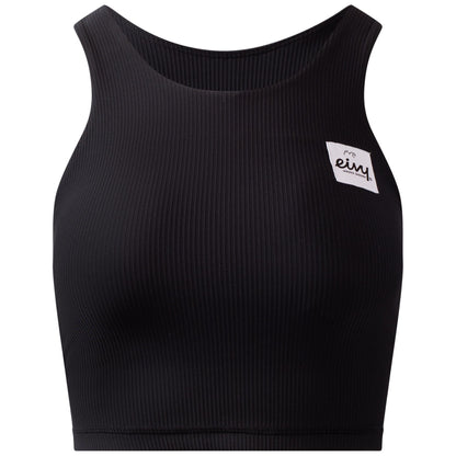 Eivy Cover Up Rib Top Black Damen Oberteil Schwarz