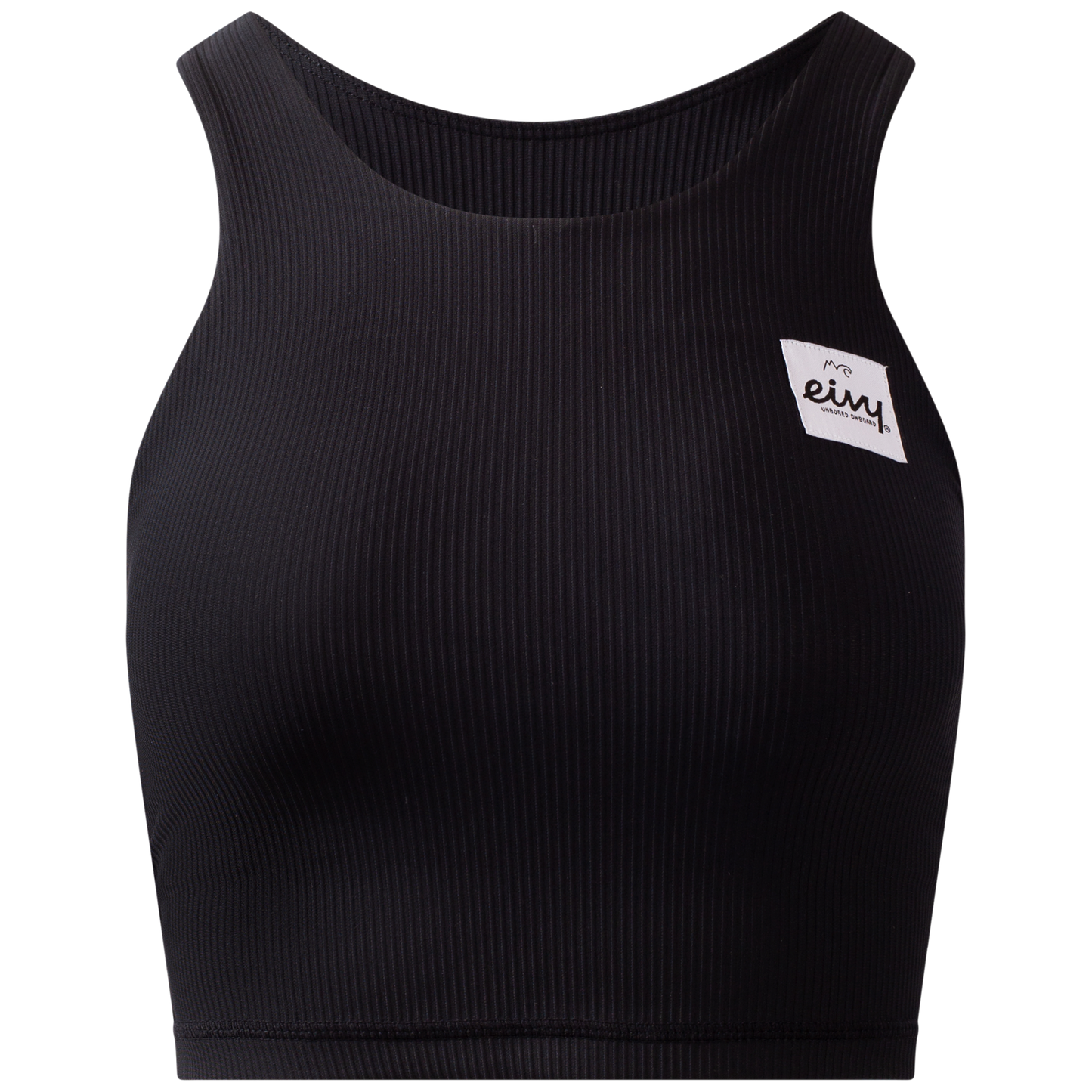 Eivy Cover Up Rib Top Black Damen Oberteil Schwarz