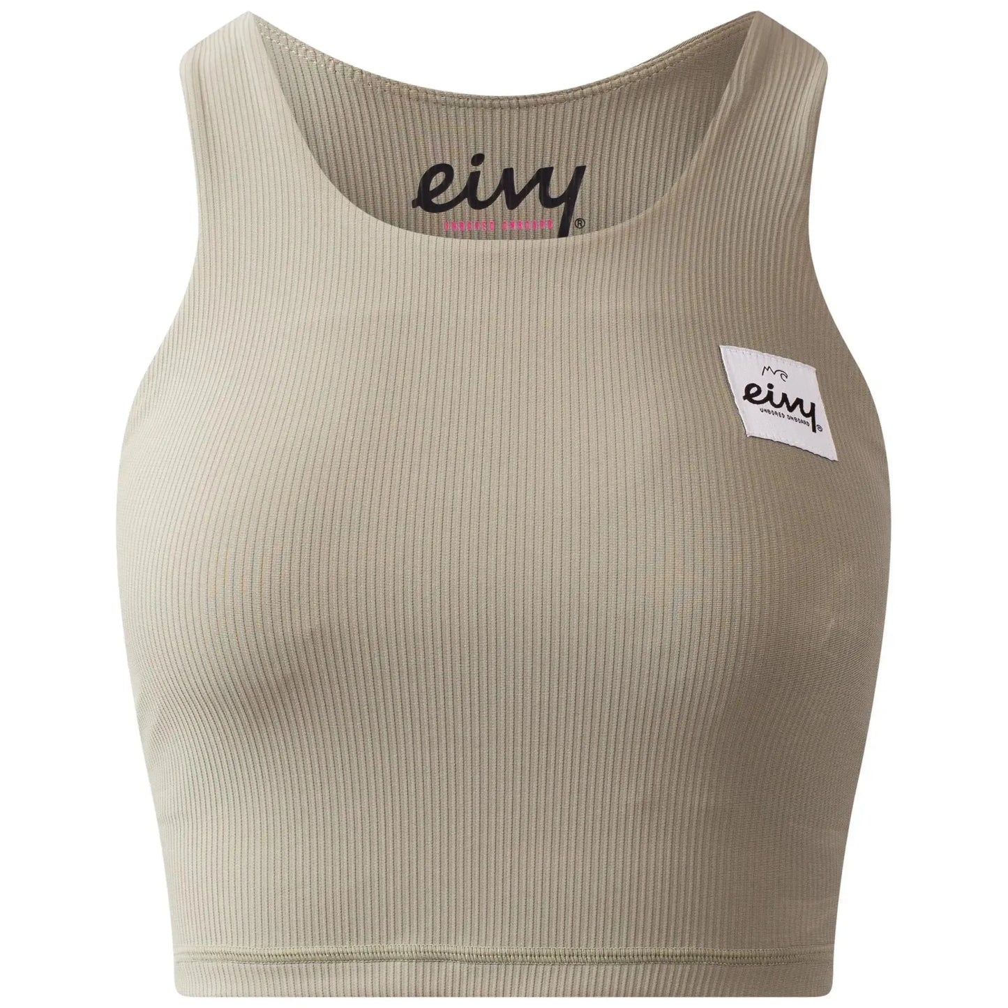 Eivy Cover Up Rib Top Faded Oak