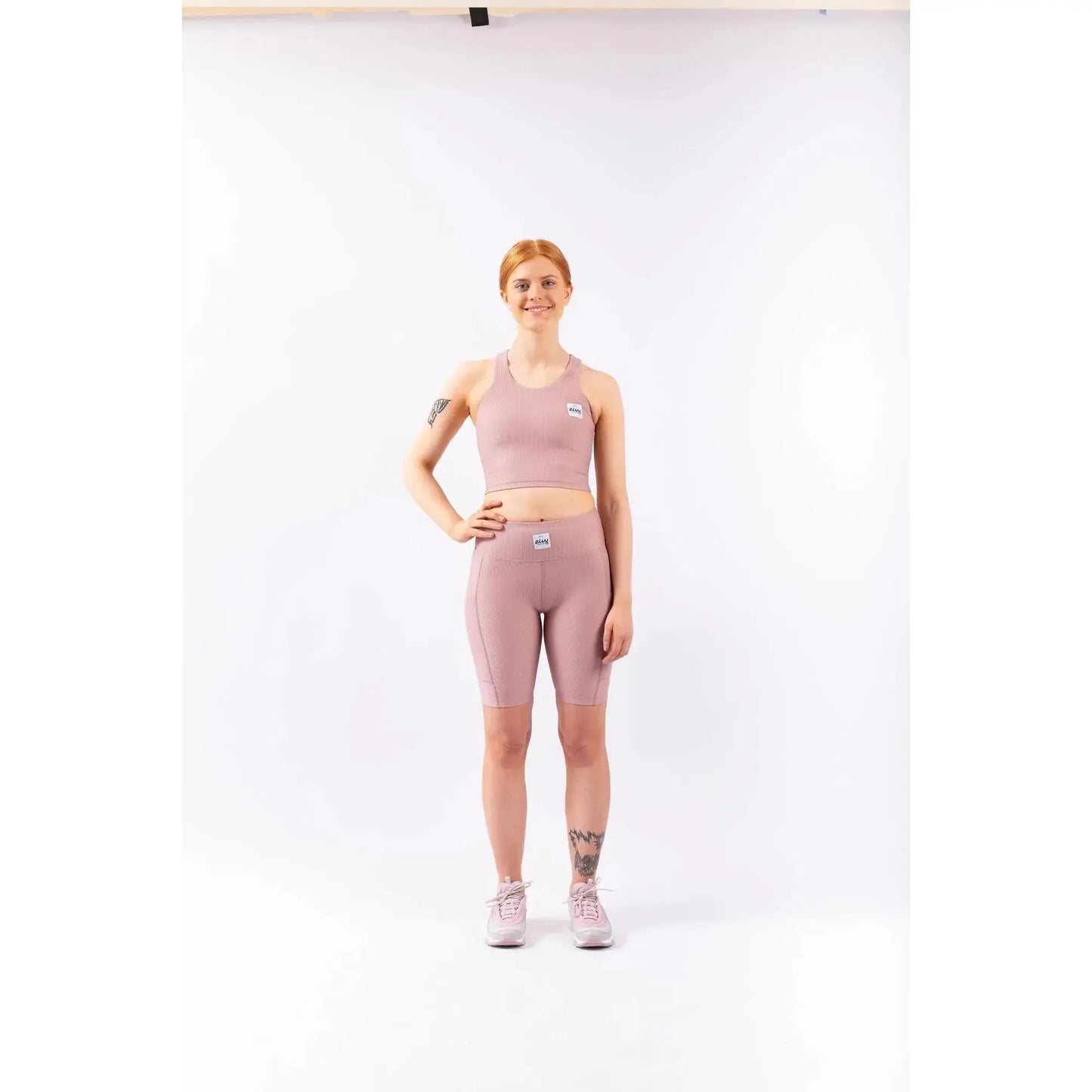 Eivy Cover Up Rib Top Faded Woodrose Sport Top