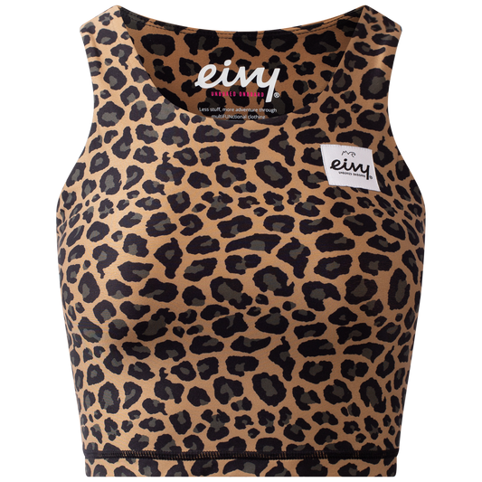 Eivy Cover Up Top Leopard
