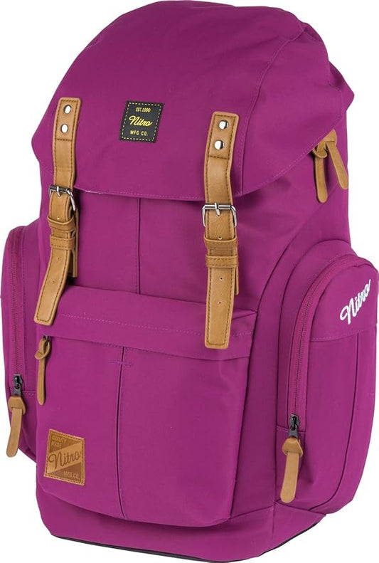 Nitro Daypacker 32L Rucksack mit 15 Zoll Laptopfach Grateful Pink %