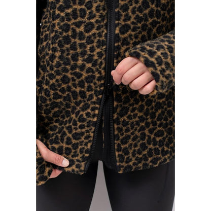 Eivy VERSA SHERPA JACKET Fleecejacke Damen Black Leopard-Nitrobags-Shop