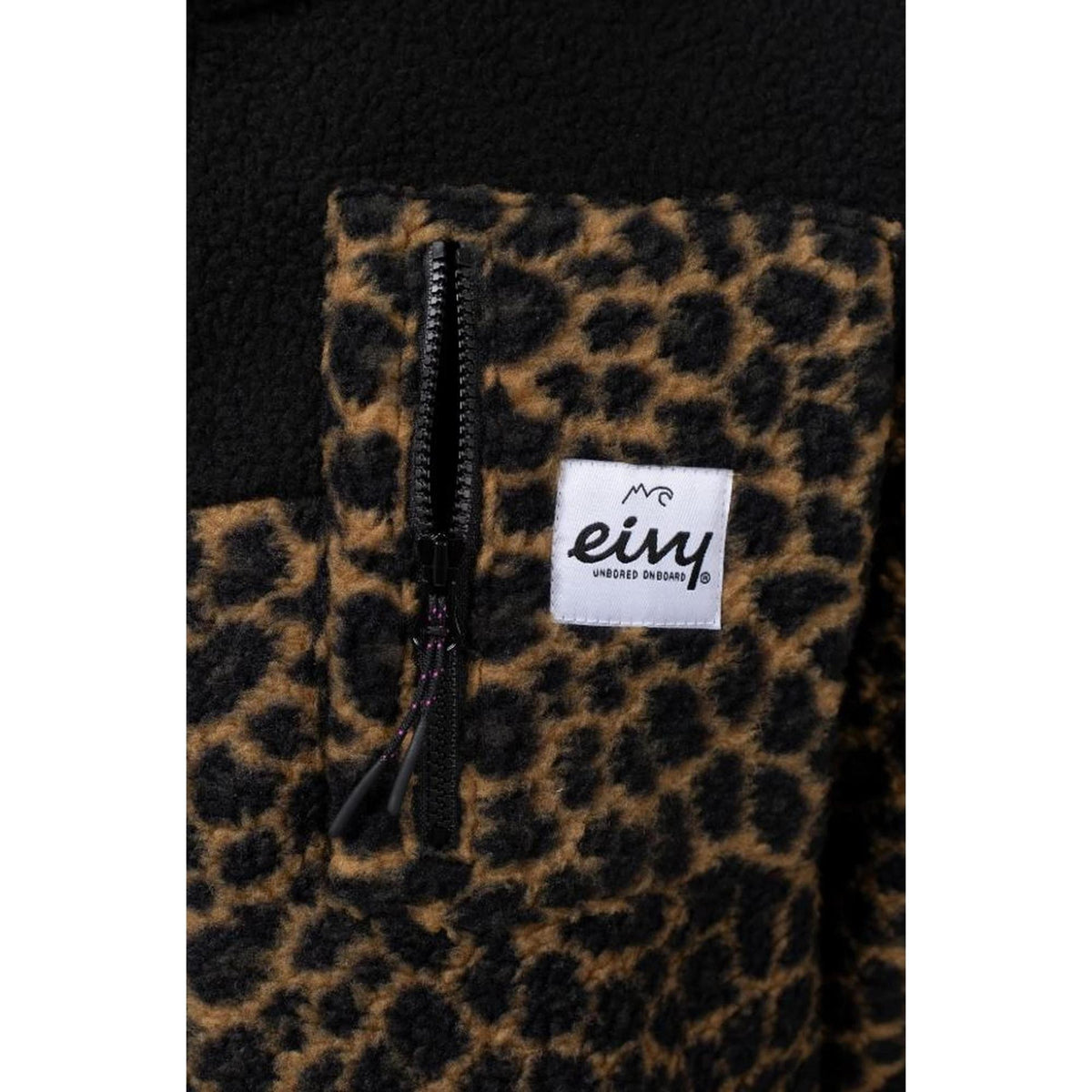 Eivy VERSA SHERPA JACKET Fleecejacke Damen Black Leopard-Nitrobags-Shop