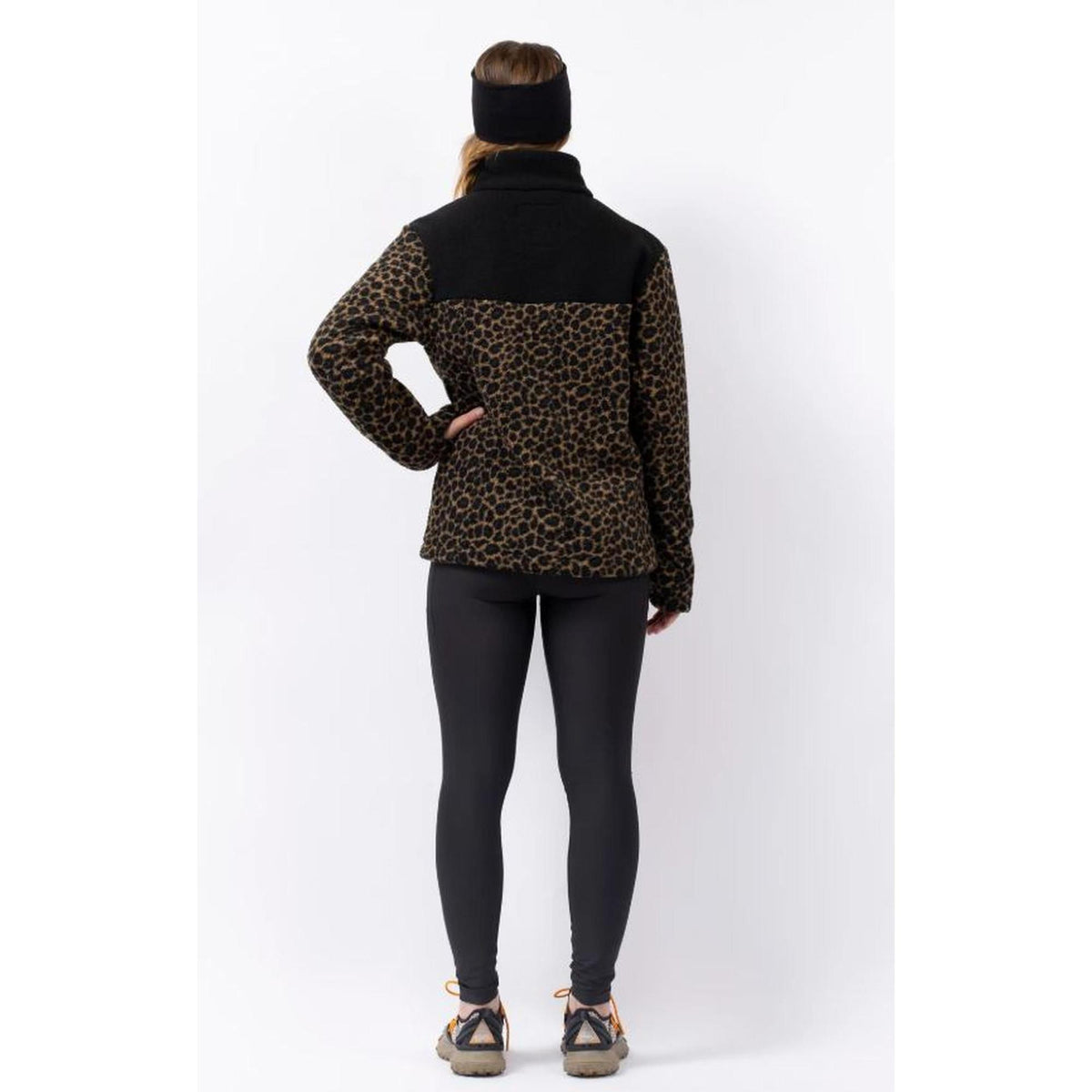 Eivy VERSA SHERPA JACKET Fleecejacke Damen Black Leopard-Nitrobags-Shop