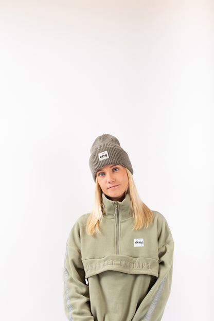 Eivy Easter Rib Wool Beanie Faded Oak