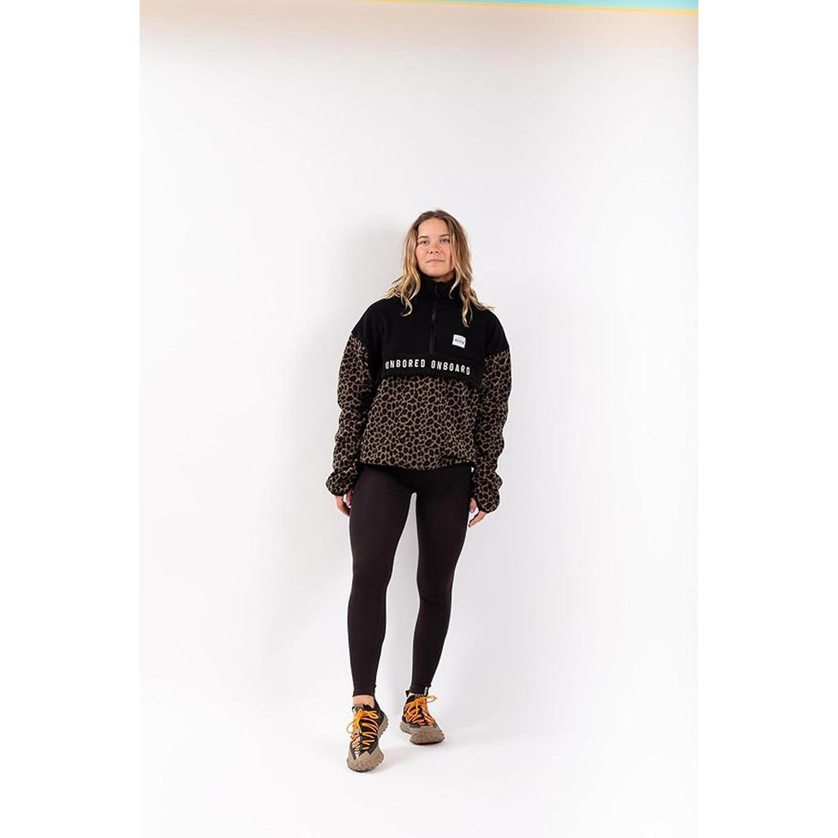 Eivy Ball Fleece Damen Pullover Farbe: Black / Leopard-Nitrobags-Shop