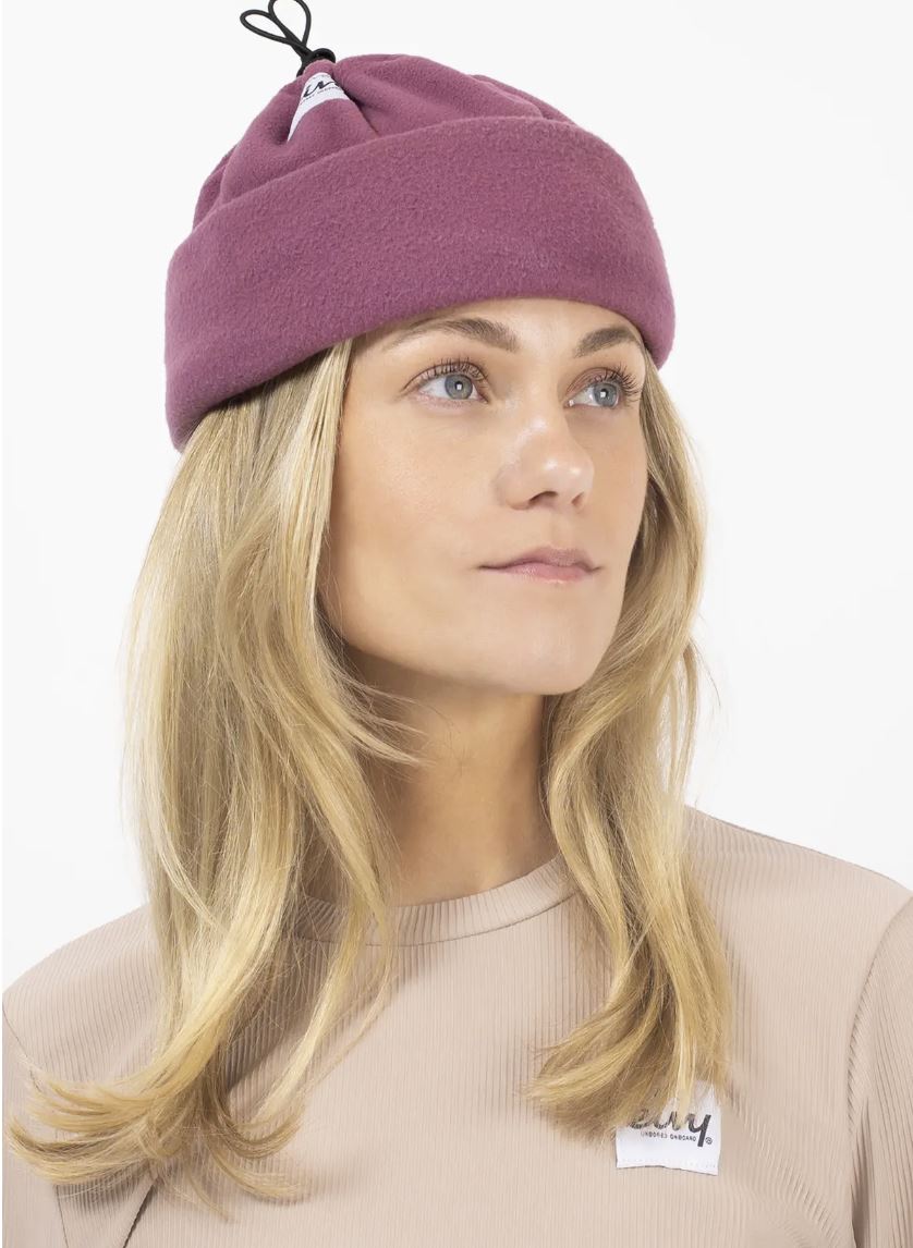Eivy Beanie Fleece Neckwarmer Damen Mütze Nackenwärmer Pinkgundy