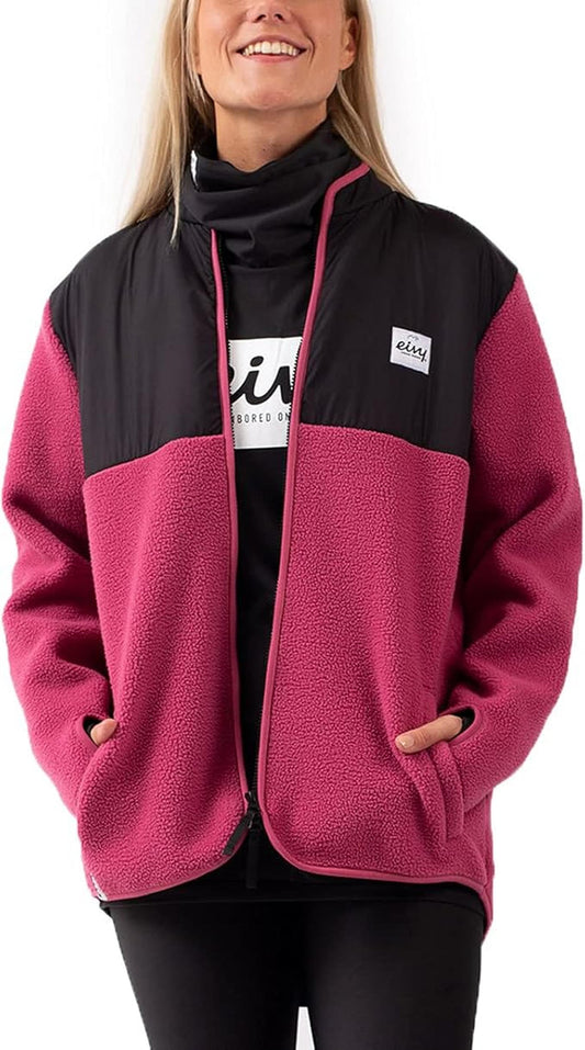 Eivy Bear Sherpa Jacket Fleecejacke Damen Raspberry