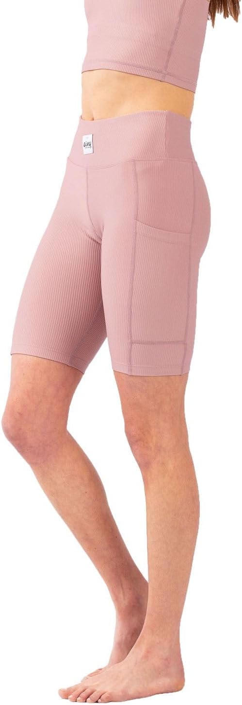 Eivy Venture Rib Biker Shorts Faded Woodrose