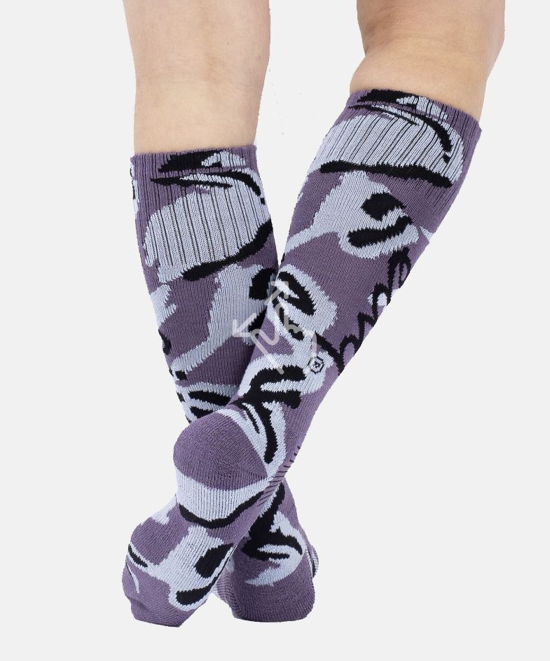 Eivy Cheerleader Wool Socks – Purple Stray