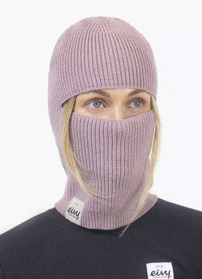 Eivy Foldable Knit Balaclava Beanie - Faded Woodrose Mütze Sturmhaube