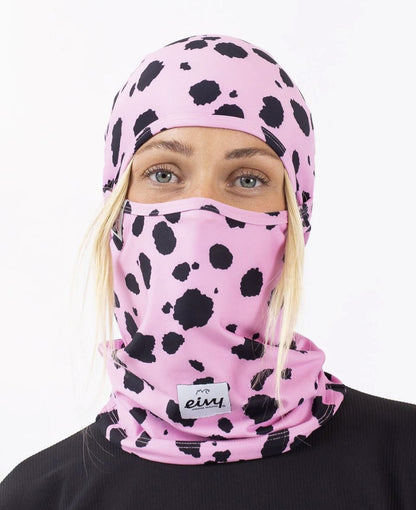 Eivy Hinge Balaclava Damen Sturmhaube Pink Cheetah