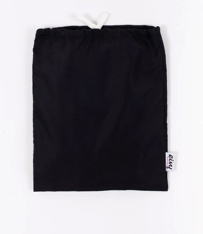 Eivy Icecold Gaiter Rib Top Black Damen-Baselayer mit integriertem Neckwarmer