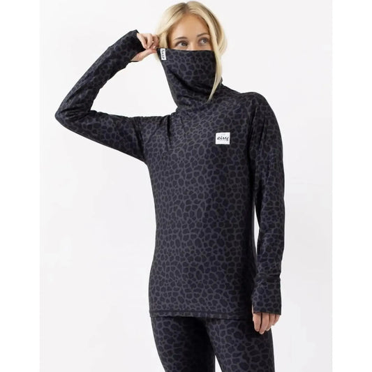 Eivy Icecold Top Black Leopard Damen-Funktionsshirt-Nitrobags-Shop