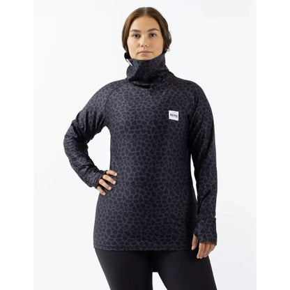 Eivy Icecold Top Black Leopard Damen-Funktionsshirt