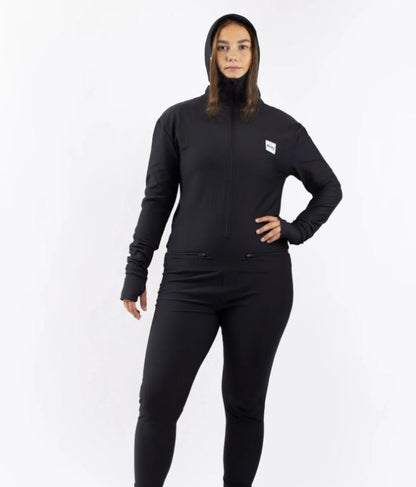 Eivy Leona Rib Onepiece Black Damen-Funktionsanzug Jumpsuit Hosenanzug