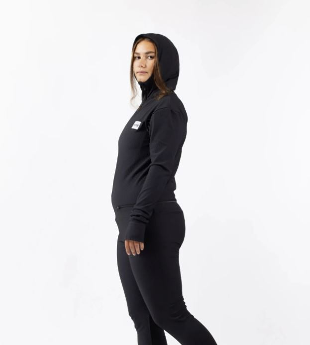 Eivy Leona Rib Onepiece Black Damen-Funktionsanzug Jumpsuit Hosenanzug