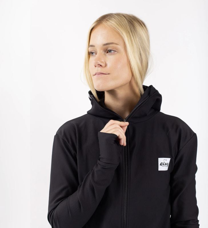 Eivy Leona Rib Onepiece Black Damen-Funktionsanzug Jumpsuit Hosenanzug