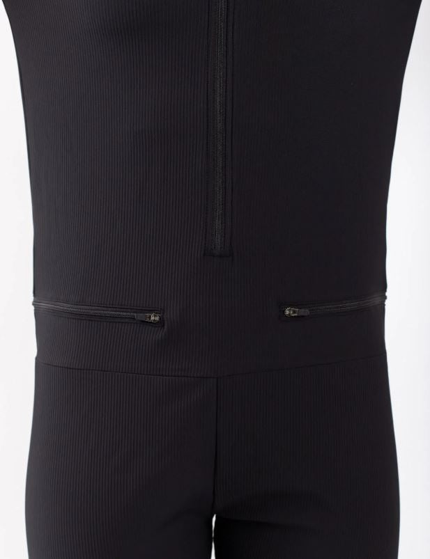 Eivy Leona Rib Onepiece Black Damen-Funktionsanzug Jumpsuit Hosenanzug