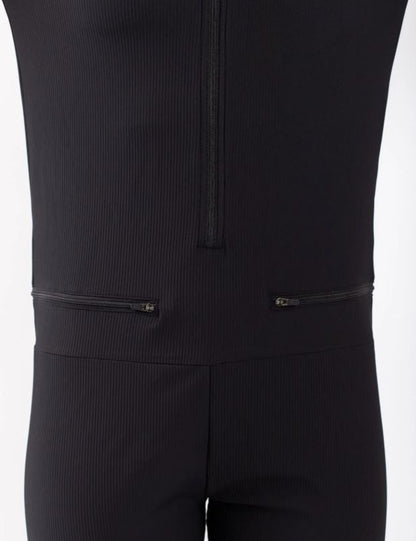 Eivy Leona Rib Onepiece Black Damen-Funktionsanzug Jumpsuit Hosenanzug