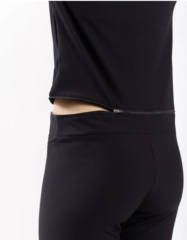 Eivy Leona Rib Onepiece Black Damen-Funktionsanzug Jumpsuit Hosenanzug