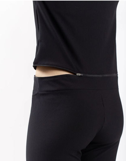 Eivy Leona Rib Onepiece Black Damen-Funktionsanzug Jumpsuit Hosenanzug