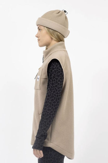 Eivy Lumberjackie Sherpa Vest Sand Fleeceweste weiches Sherpa Weste