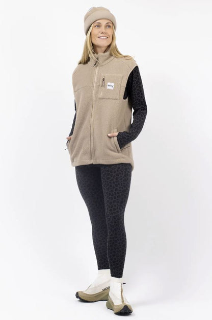 Eivy Lumberjackie Sherpa Vest Sand Fleeceweste weiches Sherpa Weste