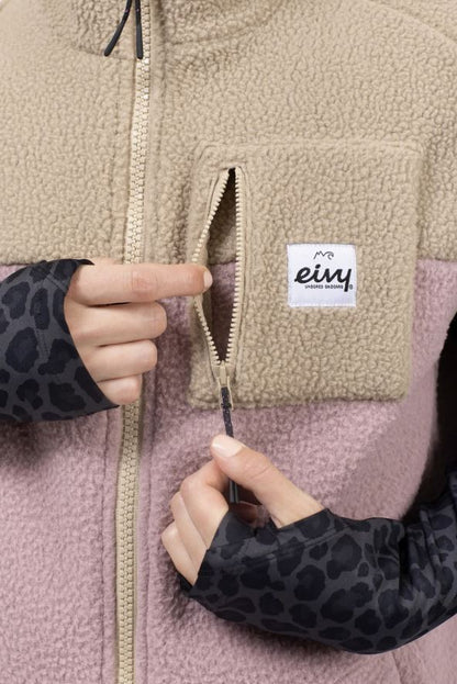Eivy Lumberjackie Sherpa Vest Sand Faded Woodrose Damen Fleece Weste