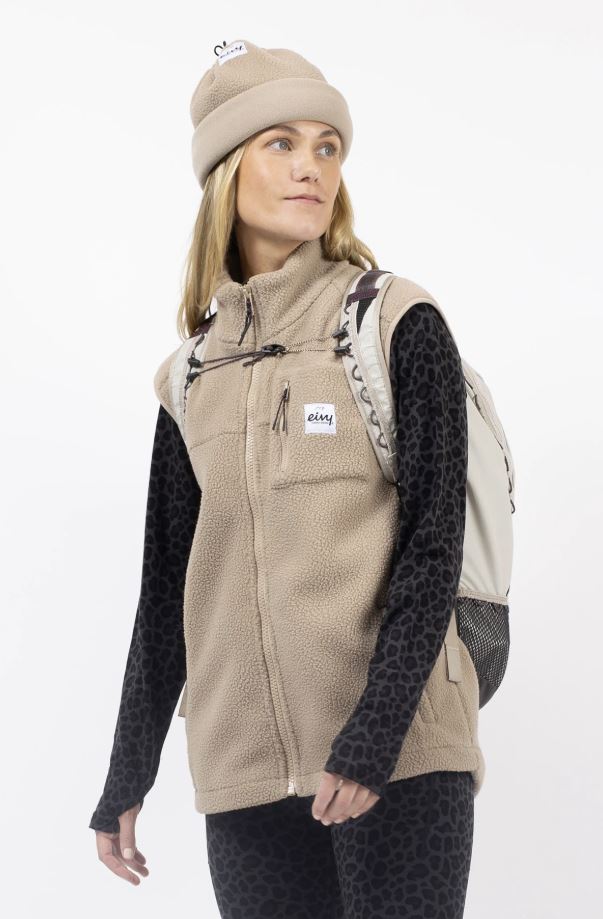 Eivy Lumberjackie Sherpa Vest Sand Fleeceweste weiches Sherpa Weste