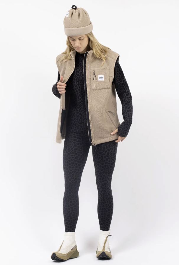 Eivy Lumberjackie Sherpa Vest Sand Fleeceweste weiches Sherpa Weste