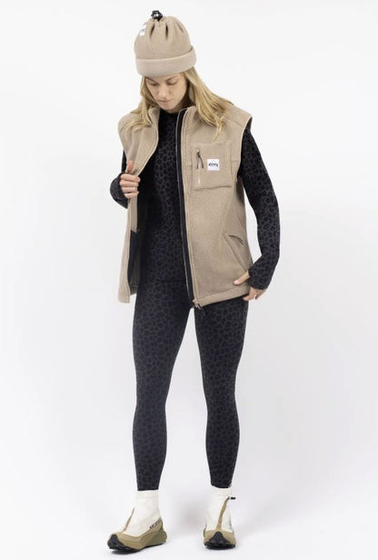 Eivy Lumberjackie Sherpa Vest Sand Fleeceweste weiches Sherpa Weste