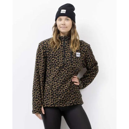 Eivy TECHLIGHT HALFZIP Damen Fleece Leopard Fleecepullover