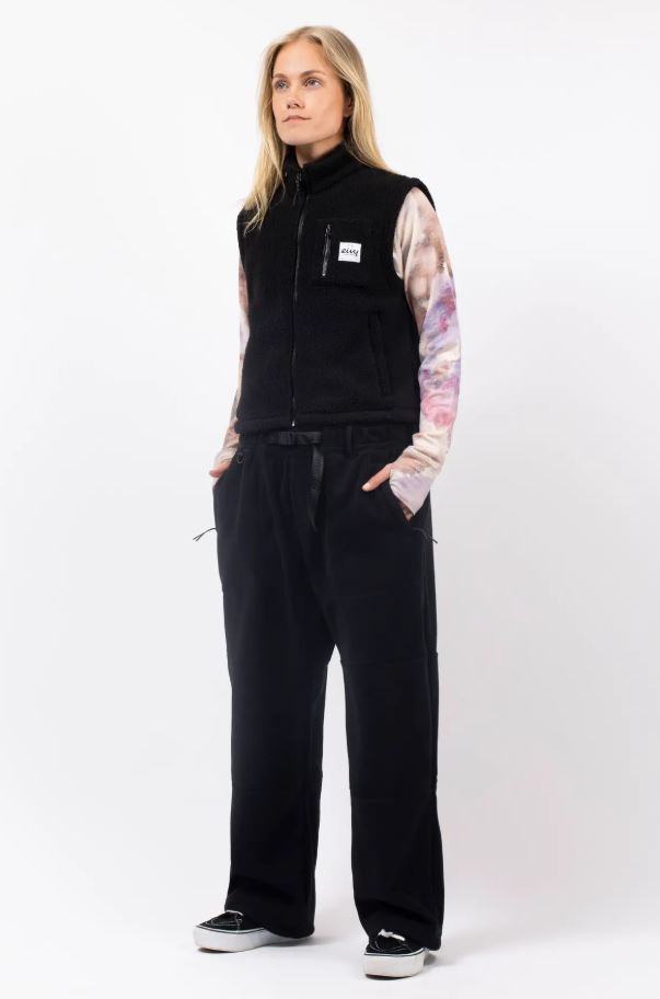 Eivy VERSA FLEECE PANTS Damen Hose Black Fleecehose
