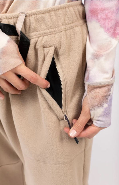 Eivy VERSA FLEECE PANTS Damen Hose Sand Fleecehose