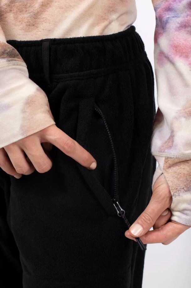 Eivy VERSA FLEECE PANTS Damen Hose Black Fleecehose