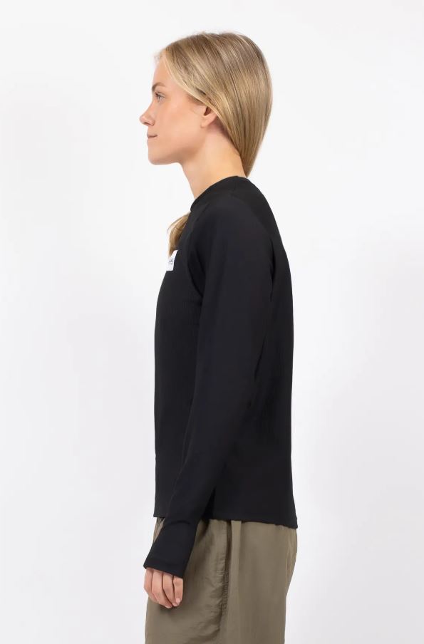 Eivy VERSA LOOSE FIT RIB TO Black hochwertigen Damen-Baselayer