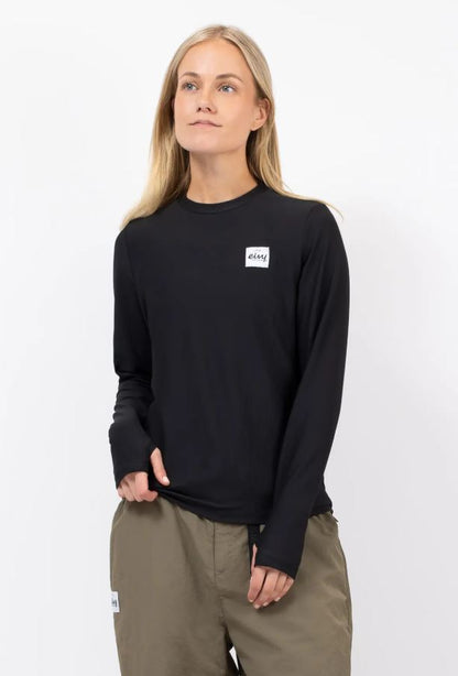 Eivy VERSA LOOSE FIT RIB TO Black hochwertigen Damen-Baselayer